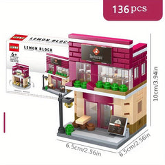 Mini Street View Commercial Store Building Blocks Toy