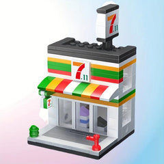 Mini Street View Commercial Store Building Blocks Toy