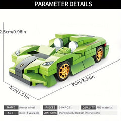 Sports Car Building Blocks Kit for Kids & Adults