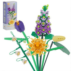 Mini Bricks Flower Bouquet Building Sets DIY Home Decoration