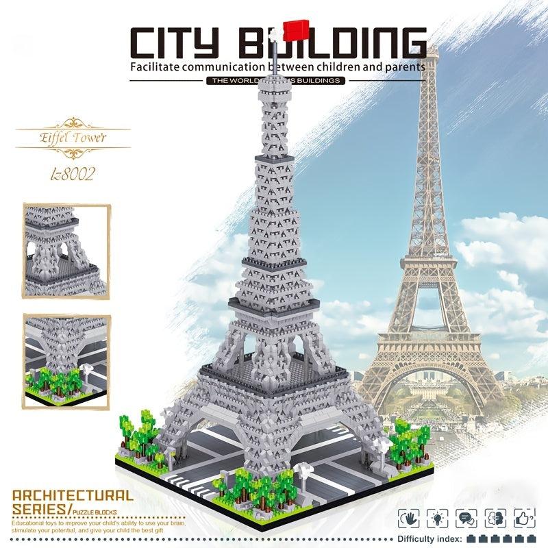 3585Pcs Eiffel Tower Building Blocks Set Educational Toys Micro Bricks