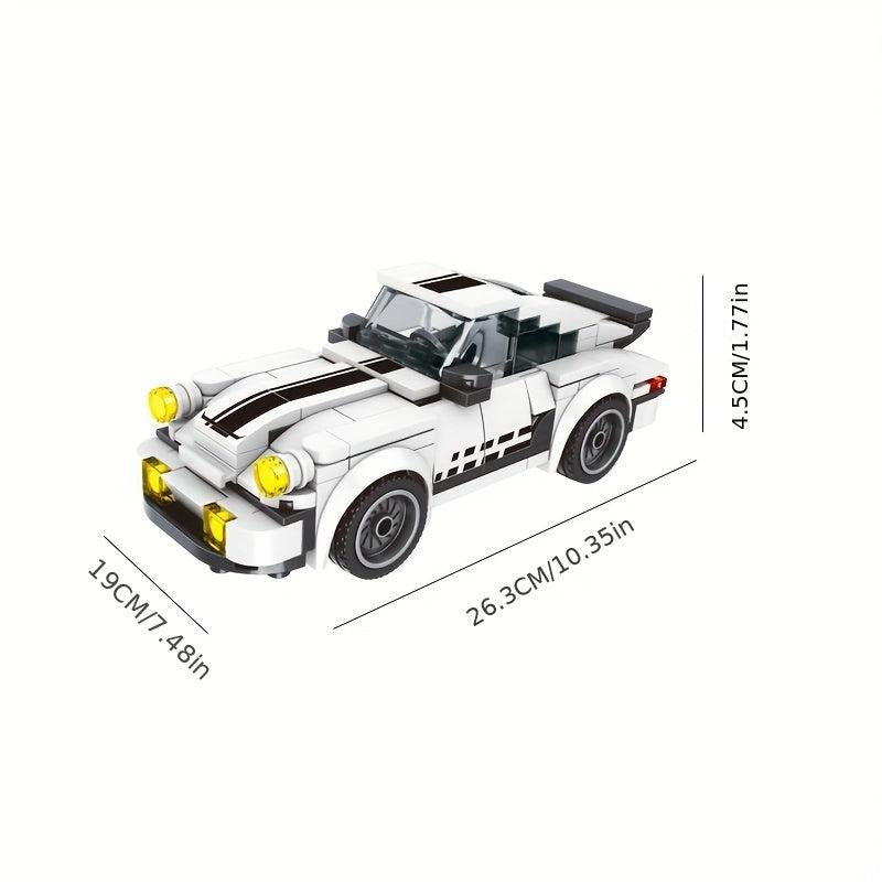 Sports Car Puzzle Building Blocks Racing Toy Game Gift Display