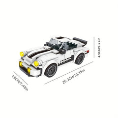 Sports Car Puzzle Building Blocks Racing Toy Game Gift Display