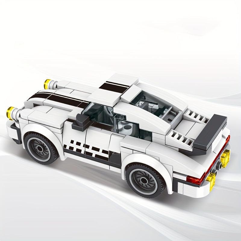Sports Car Puzzle Building Blocks Racing Toy Game Gift Display