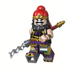 Chinese Antiquity Figure Building Block Toy Hero Series Desktop Ornament Model