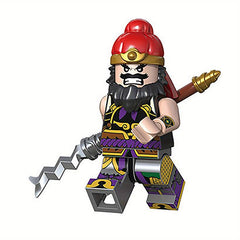Chinese Antiquity Figure Building Block Toy Hero Series Desktop Ornament Model