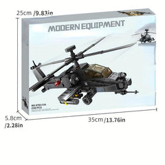 Helicopter Building Blocks Military Fighter Toys For Boys