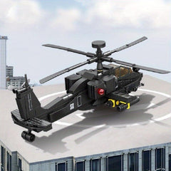 Helicopter Building Blocks Military Fighter Toys For Boys