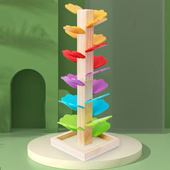 Wooden Rainbow Tree Music Building Blocks Toy