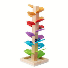 Wooden Rainbow Tree Music Building Blocks Toy