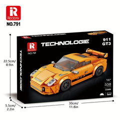 338pcs Sports Car Building Blocks Toy Set DIY Toys Party Decoration