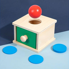 Montessori Wooden Coin Ball Box Educational Toy
