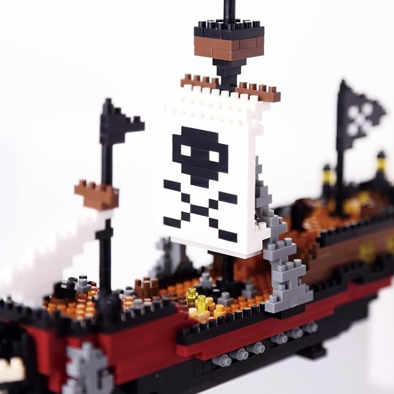 Pirate King Building Block Toy Set for Kids and Adults