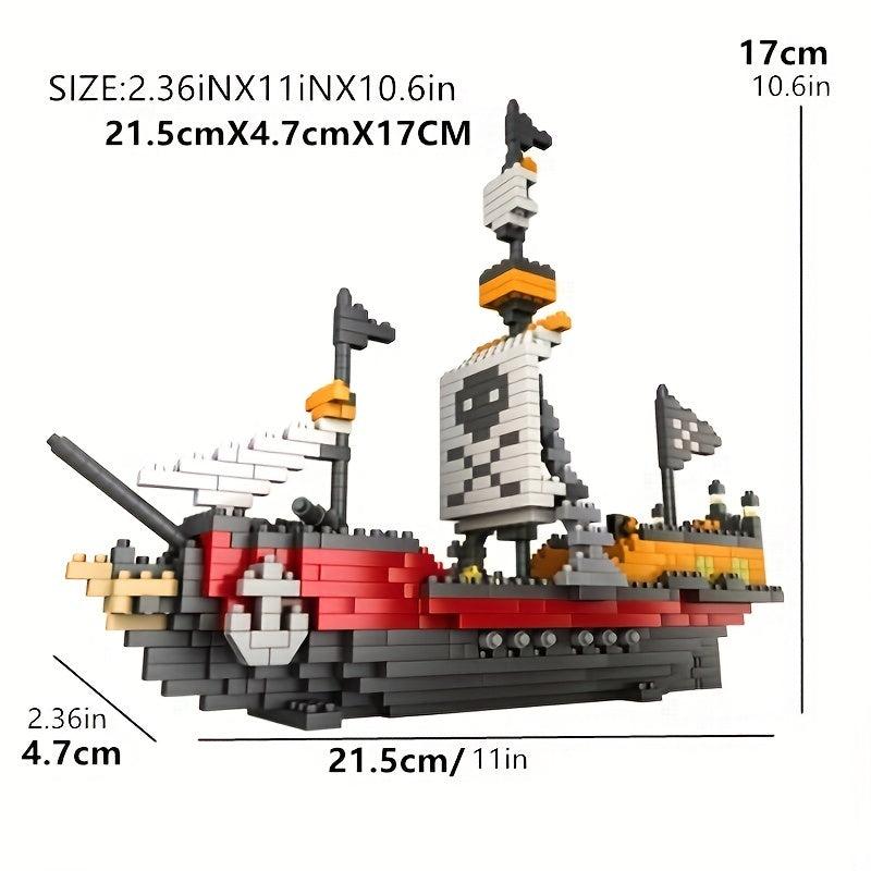 Pirate King Building Block Toy Set for Kids and Adults