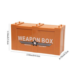3 Colors Military Building Blocks Toy Weapon Box Kids Toys Christmas