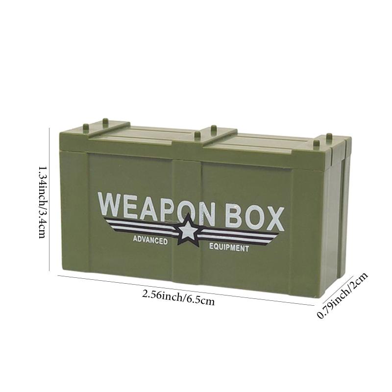 3 Colors Military Building Blocks Toy Weapon Box Kids Toys Christmas
