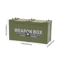 3 Colors Military Building Blocks Toy Weapon Box Kids Toys Christmas