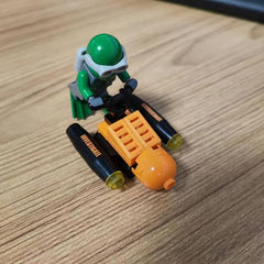 Underwater Explorer Model Assembly Block Doll Boy Gift Ornament