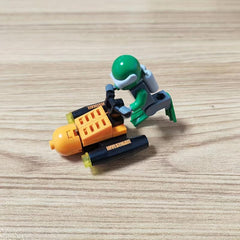 Underwater Explorer Model Assembly Block Doll Boy Gift Ornament