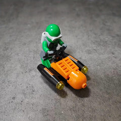 Underwater Explorer Model Assembly Block Doll Boy Gift Ornament