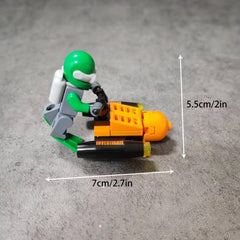 Underwater Explorer Model Assembly Block Doll Boy Gift Ornament