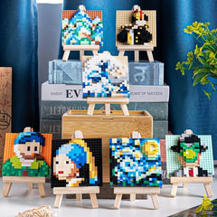 Famous Painting Building Blocks Educational Toys Gift