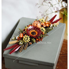 812pcs Immortal Flower Potted Wildflower Bouquet Building Blocks Toy