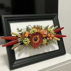 812pcs Immortal Flower Potted Wildflower Bouquet Building Blocks Toy