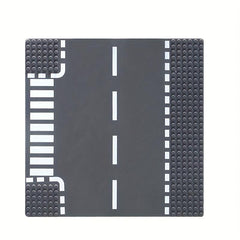 1pc Urban Road Town Building Block Floor Halloween Christmas Thanksgiving