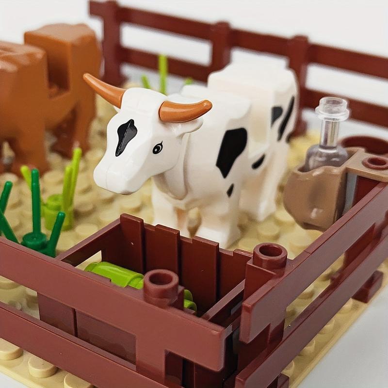 Cow Scene Particle Building Blocks