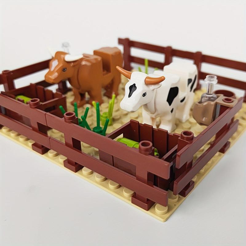 Cow Scene Particle Building Blocks