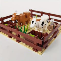 Cow Scene Particle Building Blocks