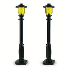 2pcs Streetlamp Bricks Set Road Light Building Block Kit Halloween Decoration