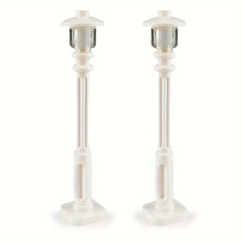 2pcs Streetlamp Bricks Set Road Light Building Block Kit Halloween Decoration