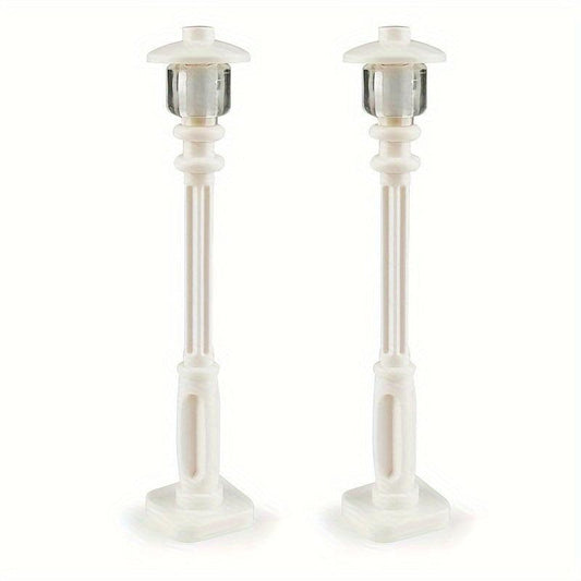 2pcs Streetlamp Bricks Set Road Light Building Block Kit Halloween Decoration
