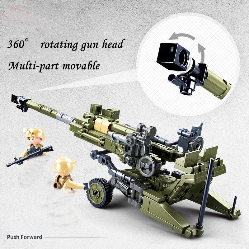 Kids Army Light Howitzer Building Block Toy