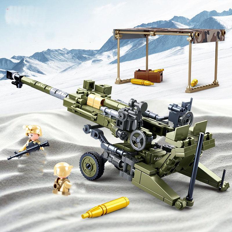 Kids Army Light Howitzer Building Block Toy