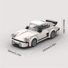 196pcs City Car Vehicle Racing Car Brick Racing Tech Car Model