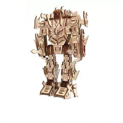 Robot Wooden 3D Puzzle Children's Educational Toys DIY Model For Boys