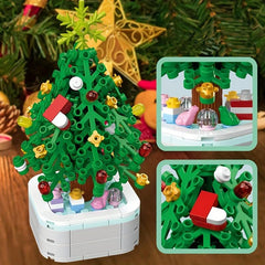 Kids Christmas Tree Building Blocks Flower Christmas Toy