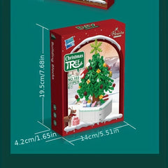 Kids Christmas Tree Building Blocks Flower Christmas Toy