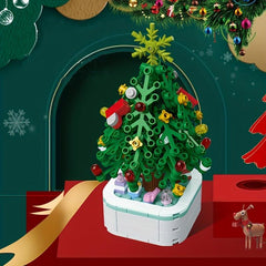 Kids Christmas Tree Building Blocks Flower Christmas Toy