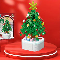 Kids Christmas Tree Building Blocks Flower Christmas Toy