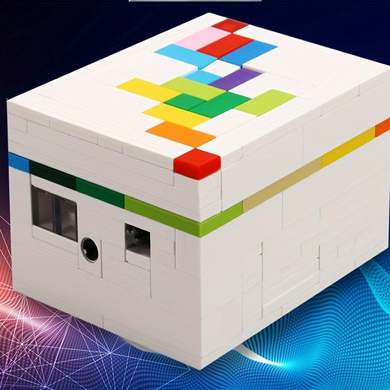 Small Pellet Brick Puzzle Box: Brain Teaser for Teens