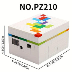 Small Pellet Brick Puzzle Box: Brain Teaser for Teens