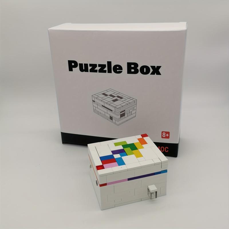 Small Pellet Brick Puzzle Box: Brain Teaser for Teens