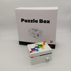 Small Pellet Brick Puzzle Box: Brain Teaser for Teens