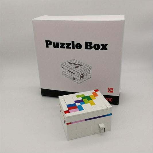 Small Pellet Brick Puzzle Box: Brain Teaser for Teens