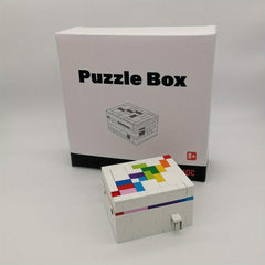 Small Pellet Brick Puzzle Box: Brain Teaser for Teens