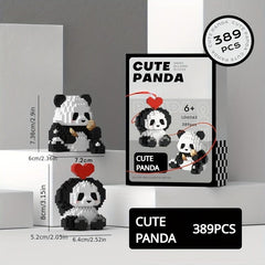 Panda Building Blocks DIY Educational Toys Gift